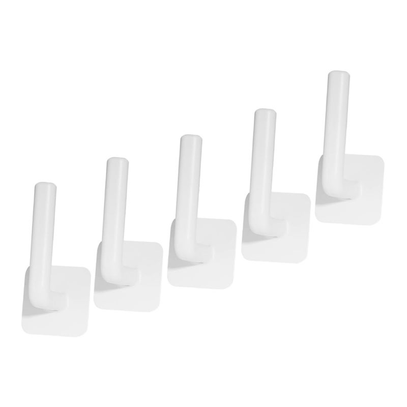 3 Pack Self Adhesive Hooks No Drilling Required Strong Hold Wall Mounting For Kitchen Bathroom - Image 5