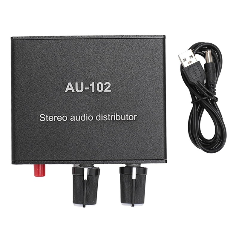 klarako Ultra High Performance Audio Distributor Amplifier Supply Stereo Channel Box Preamp Preamplifiers Enhancing 35mm Input Output for Pure Sound Clarity Ensuring Superior Sound - Image 1