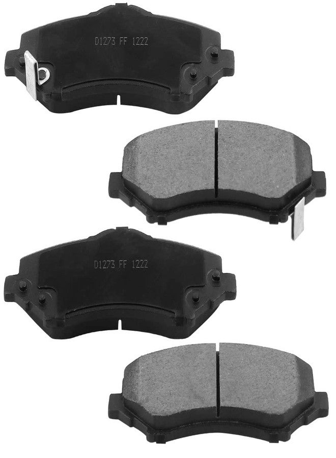 Geekstop Ceramic Front and Rear Brake Pads Kit Fit for 2008-2012 Jeep Liberty, 2007-2018 Jeep Wrangler, 2007-2011 Dodge Nitro - Image 3