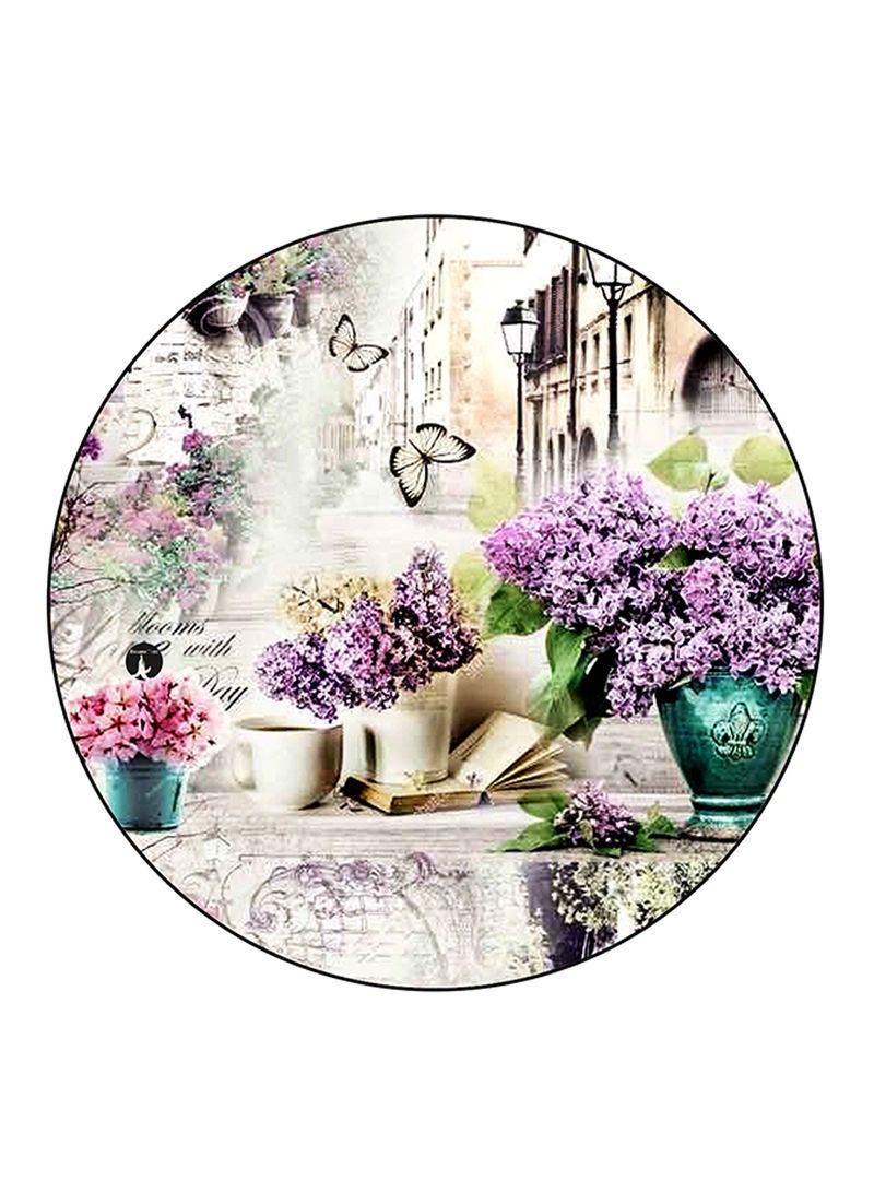 RKN Vintage Art Pattern Round  Multicolour - Image 1