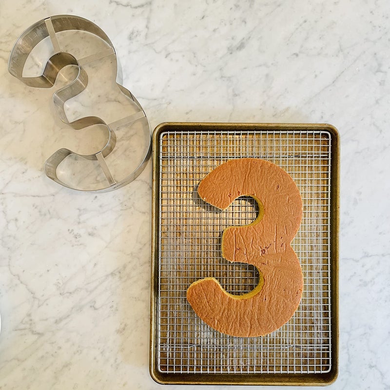 Ateco Ateco 6967 Large Number 7 Cake Cookie Cutter 7-1/4 Inch Left to Right x 11 Inch Top to Bottom x 2-1/8 Inch High  - Image 5