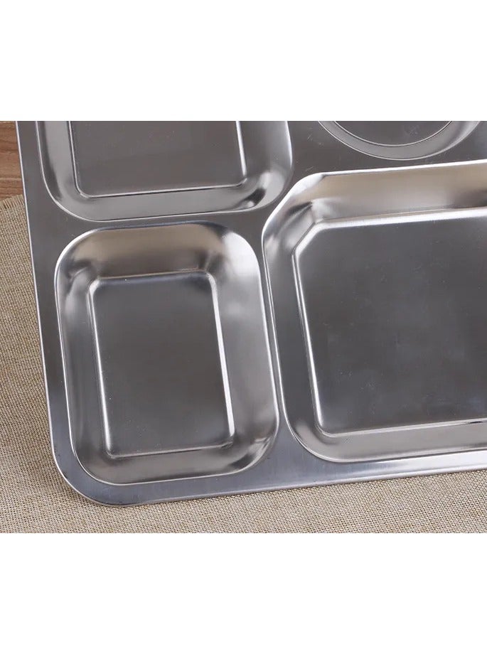 Queen 2 Stainless Steel  Tray Divided Into 6 Compartments - Image 5