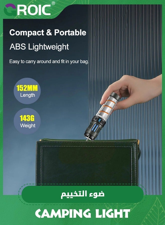 GROIC 3-in-1 Mosquito Repellent Rechargeable Flashlight,Rechargeable Tiny Repeller,Buzz Repel Pro Lamp,Citronella Outdoor Repellent, IPX5, Camping Light with Stand,Camping Lantern - Image 3