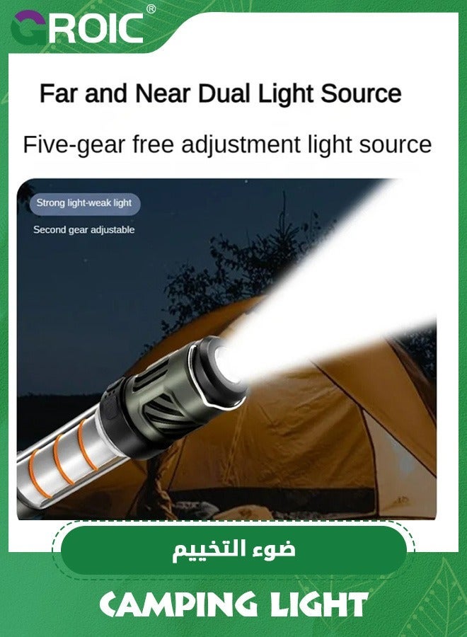 GROIC 3-in-1 Mosquito Repellent Rechargeable Flashlight,Rechargeable Tiny Repeller,Buzz Repel Pro Lamp,Citronella Outdoor Repellent, IPX5, Camping Light with Stand,Camping Lantern - Image 4