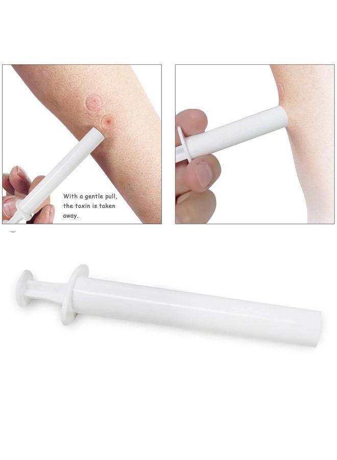 FINEVER 2PK Mosquito Bee Sting Bug Bite Kit Suction Tool Safety Supplies Natural First Aid for Hiking Backpacking Camping - Image 4