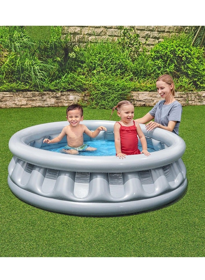 Swimming Pool for Kids and Adults Thickened Inflatable Swimming Kiddie Pool Outdoor Inflatable Pool for Family Backyard,Water Party - Image 4