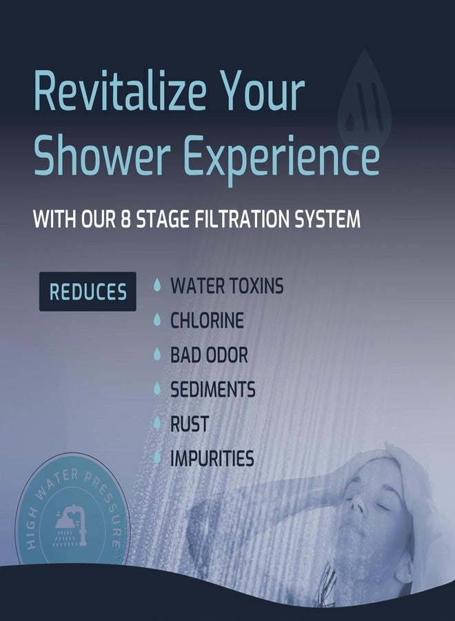 Mist - 8 Stage Filtered Shower Head Replacement Cartridge, Compatible with Mist MSS084, Revitalizing Shower Water Softener with High Output, Long Lasting, Filter For Hard Water (3 pack) - Image 3