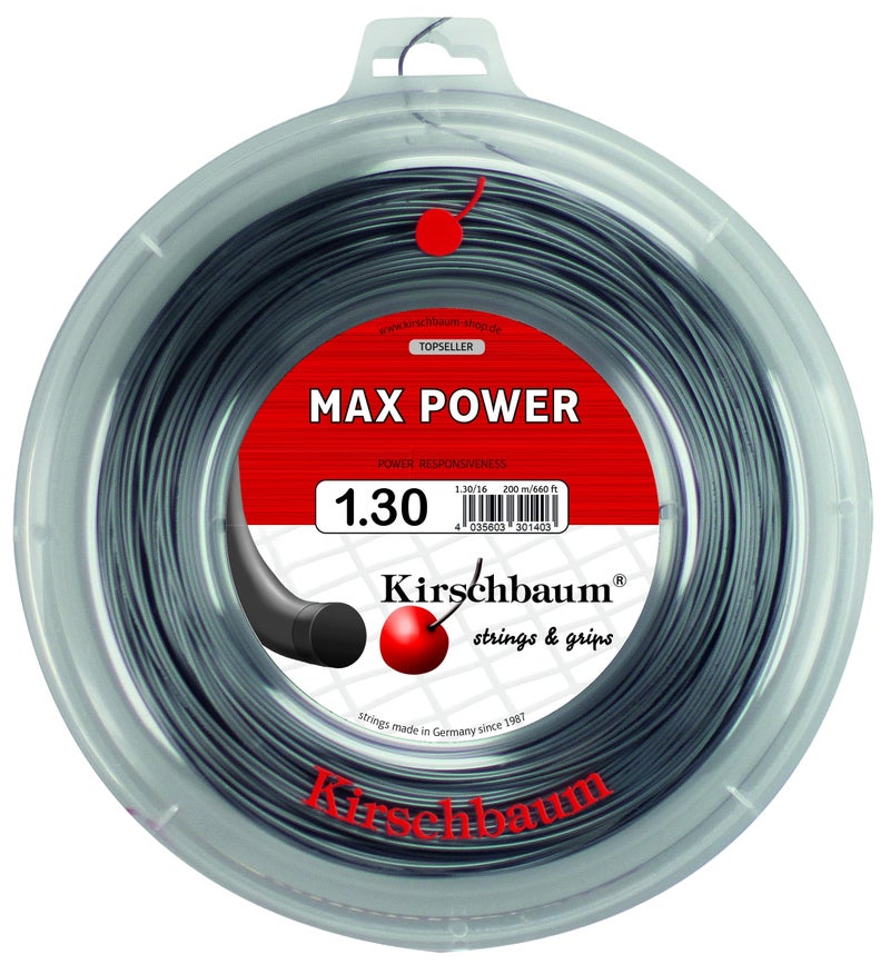 Kirschbaum Reel Max Power 1.30 mm (16g) 660ft. Grey - Image 1