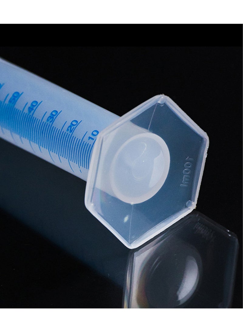 1pc 100ml Plastic Graduated Cylinder Measuring Cylinder 2-Sided Clear Marking Lab Cylinders for Home Kitchen School Science Laboratory Supplies - Image 5