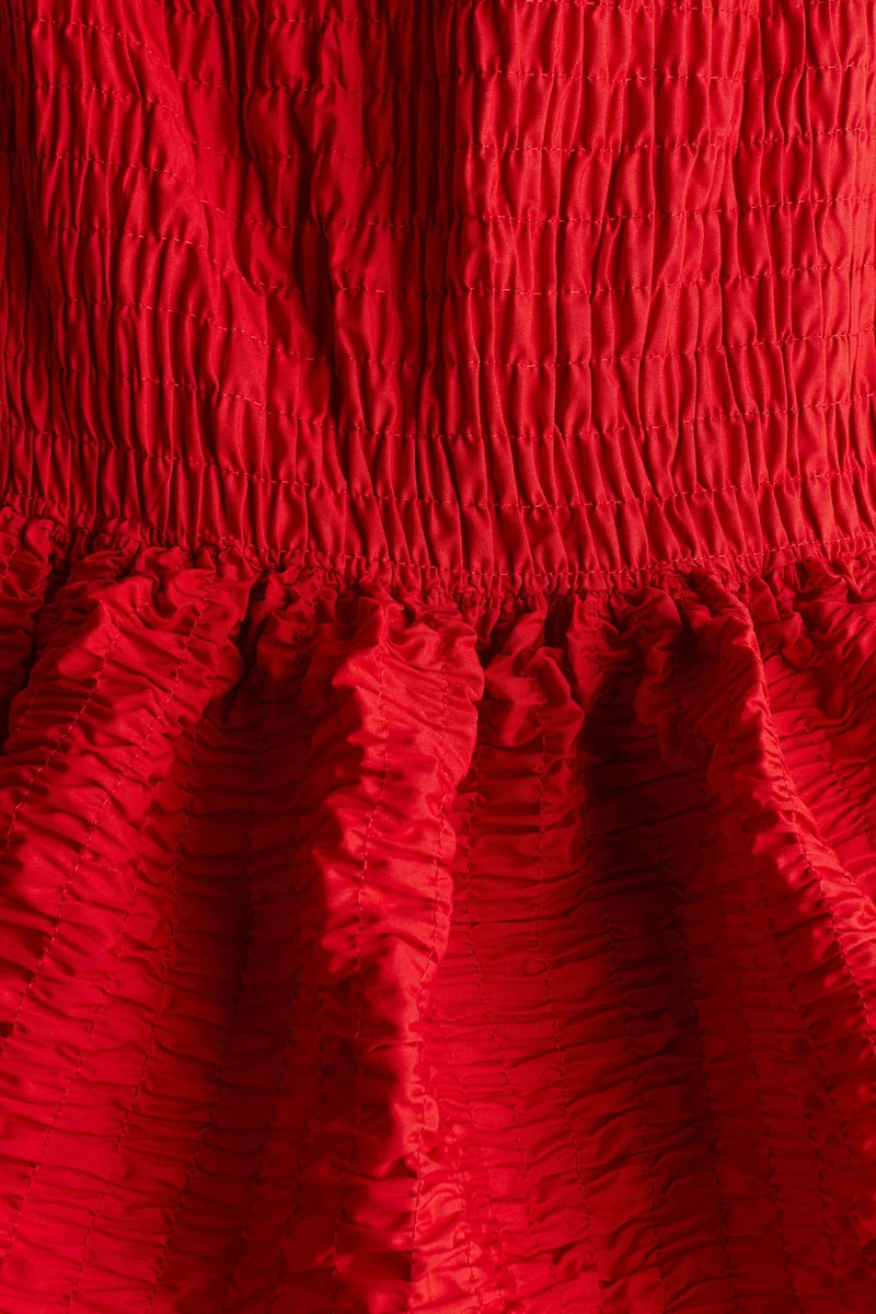 H&M Smocked bandeau dress