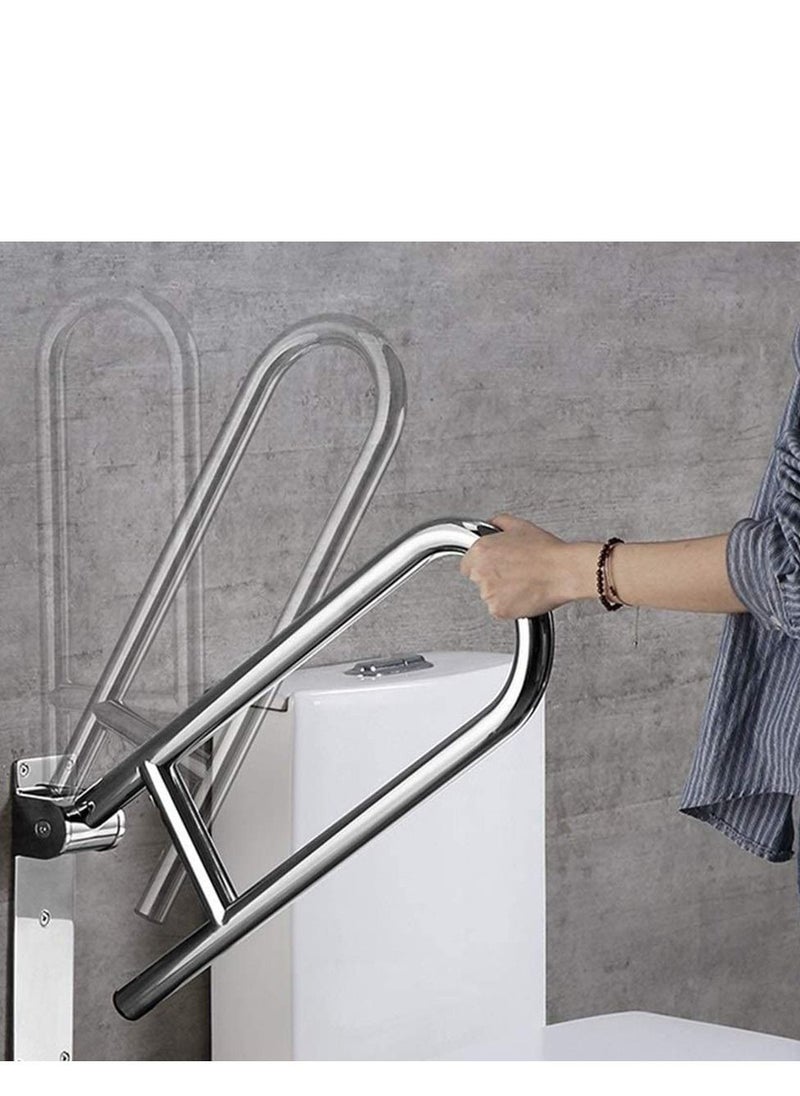 Generic - Steel bathroom handle, ergonomic design for people with special needs. - Image 1