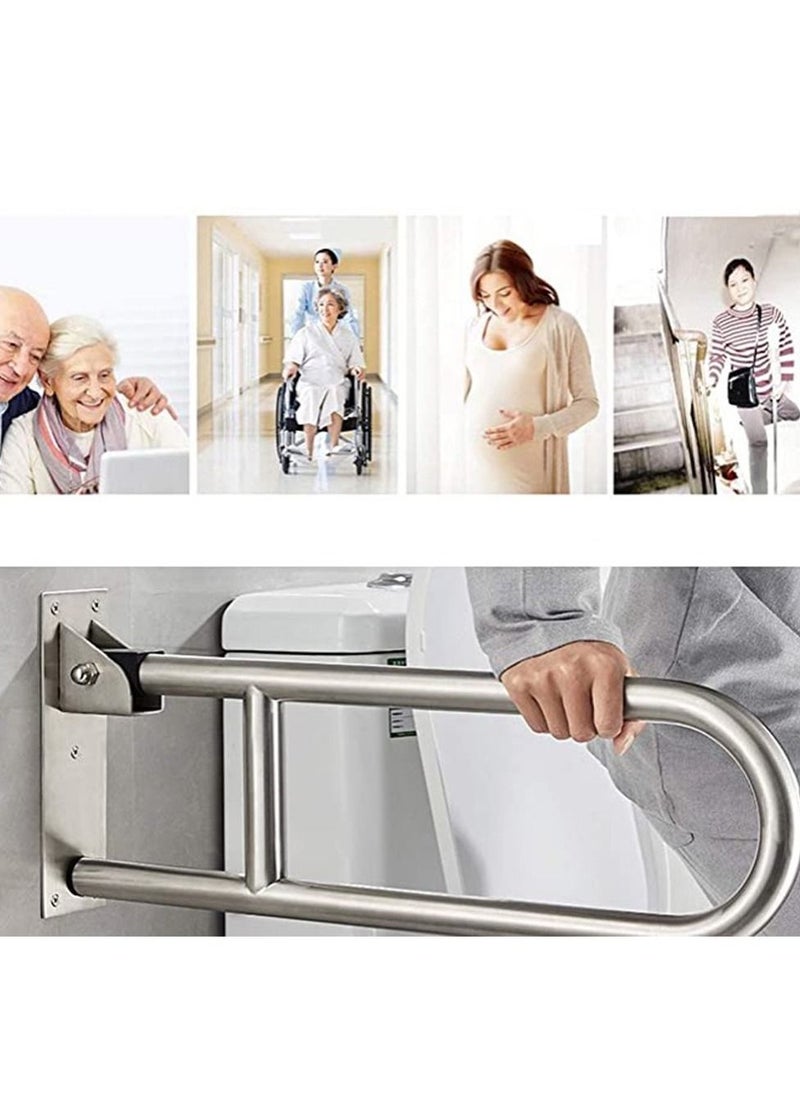 Generic - Steel bathroom handle, ergonomic design for people with special needs. - Image 1