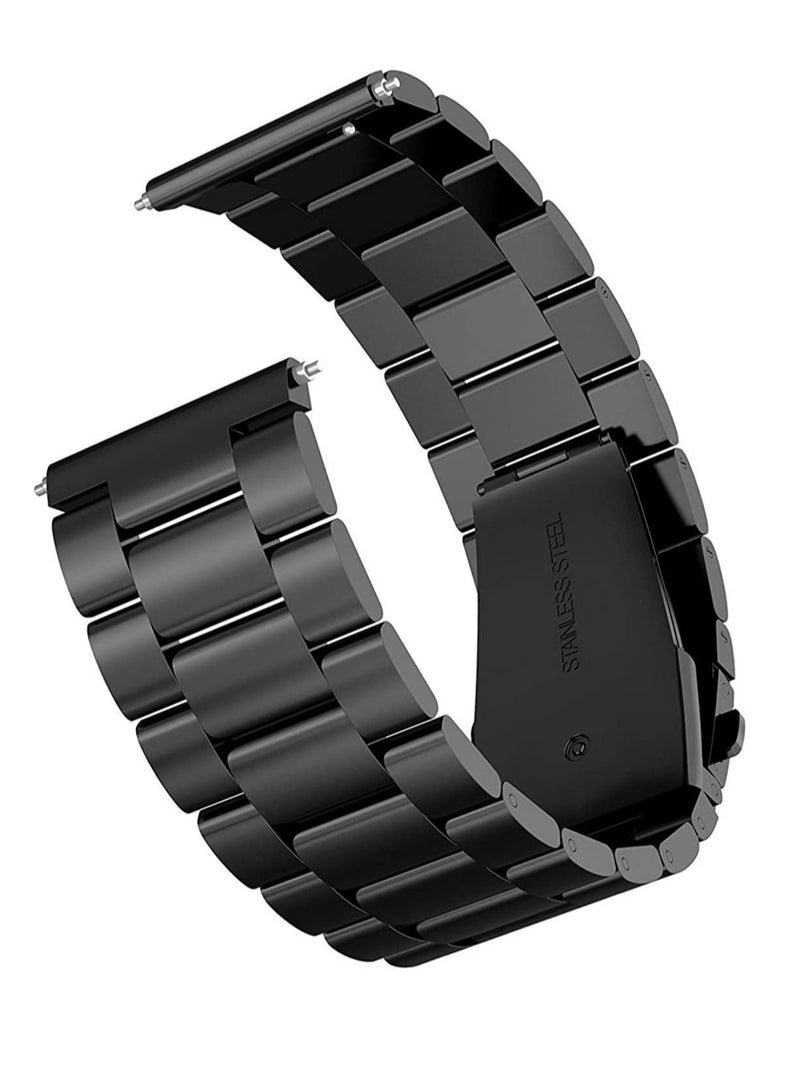 Samsung Galaxy Watch 46mm Stainless Steel Metal Replacement Watch Strap - Image 1