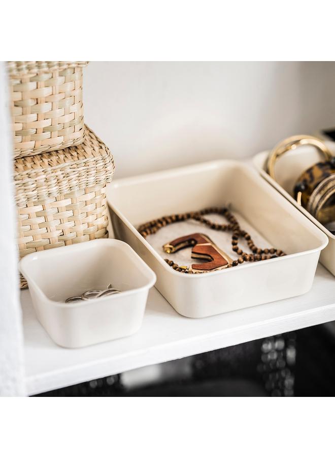 زبون منظم، بلاستيك/بيج، 10X10X5 سم - Image 3