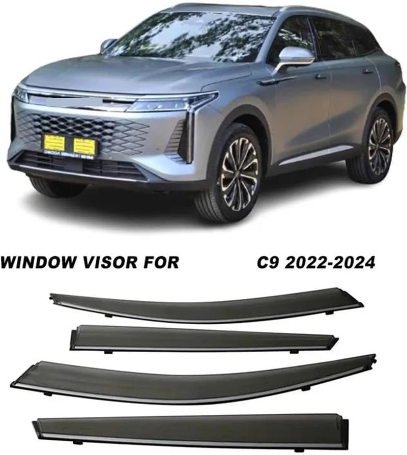 QASULER Window Visor for Omoda C9 (2022-2024) - Image 3