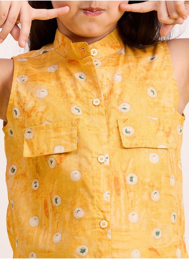 Stylo Bug Floral Printed Collared Shirt Dress with Pockets by Styli  - Image 5