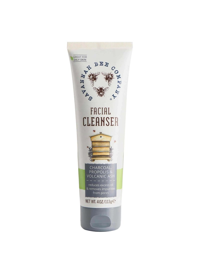 Savannah Bee Company Savannah Bee Company Propolis Extract Volcanic Ash and Charcoal Facial Cleanser 