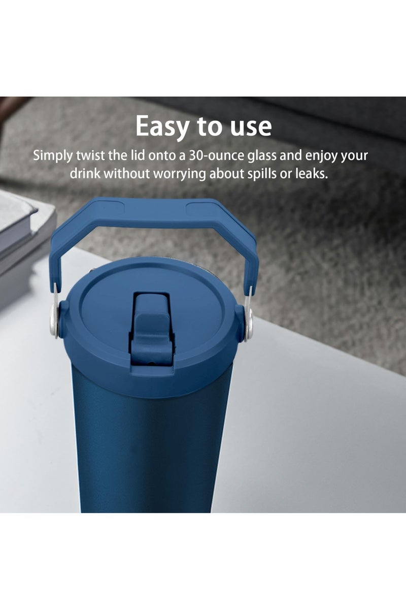 CMGTYYD. استبدال الغطاء ، استبدال غطاء 30 أونصة بدون إسقاط ، غطاء القش القابل للعكس الغطاء الغطاء القابل لإعادة الاستخدام غطاء ستانليس ، غطاء ستانليس بدون إسقاط - Image 4