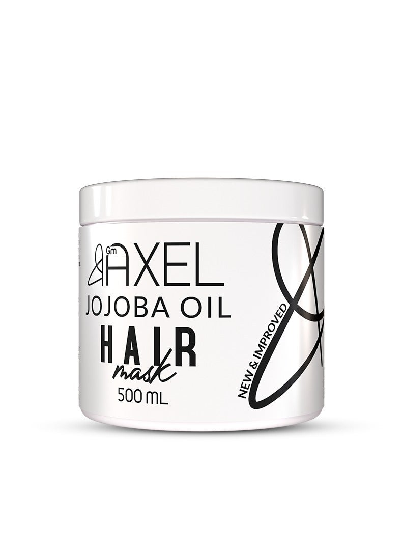 Axel Axel Jojoba Hair Mask 500ml - Heat Damage Repair, Sulfate & Silicone-Free  - Image 1