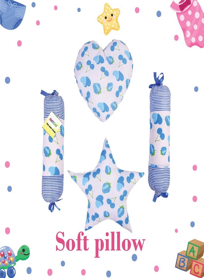Kwitchy Baby Bed New Born Baby Reversible Bed|Bedding Set|Cotton|Infants|Products All|Gift|Essentials (0-6 Months),Blue - Image 5