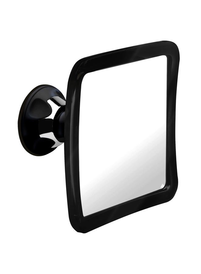 Mirrorvana Fogless Shower Mirror for Shaving, Shatterproof Anti-Fog Surface with Upgraded Suction and 360° Swivel, 1X Magnification - 6.3" x 6.3" (Black) - Image 1