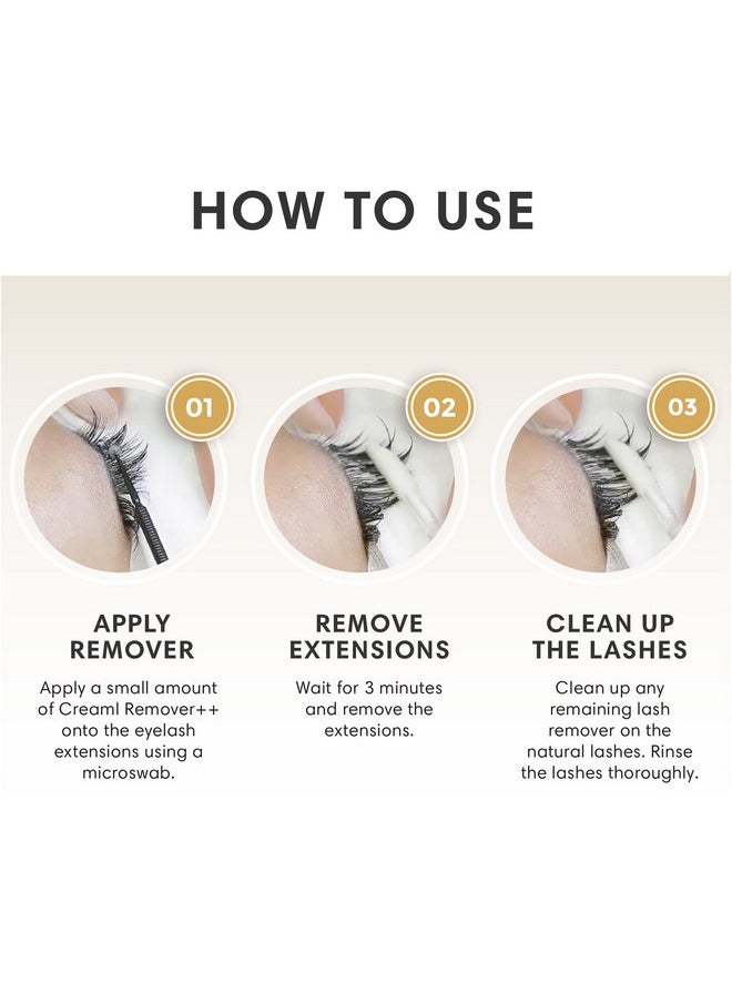 bl BL - Bl Lashes Eyelash Extension Cream Remover Double Plus Acetone Free Quick Eyelash Extension Remover Odorless Formula For Sensitive Eyes And Natural Eyelashes 30G - Image 1