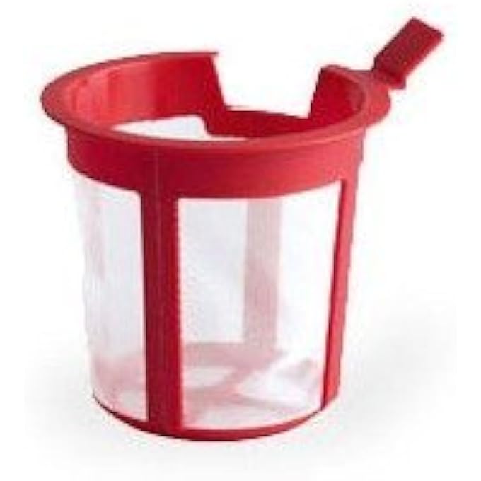 فلتر احتياطي سعة 2 كوب، أحمر