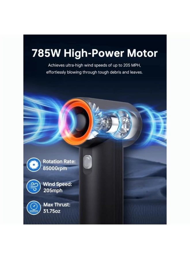 KiCA Jet Fan MAX Car Dryer Air Blower | 85000 RPM | 205MPH Wind Speed | 785W Motor - Image 2