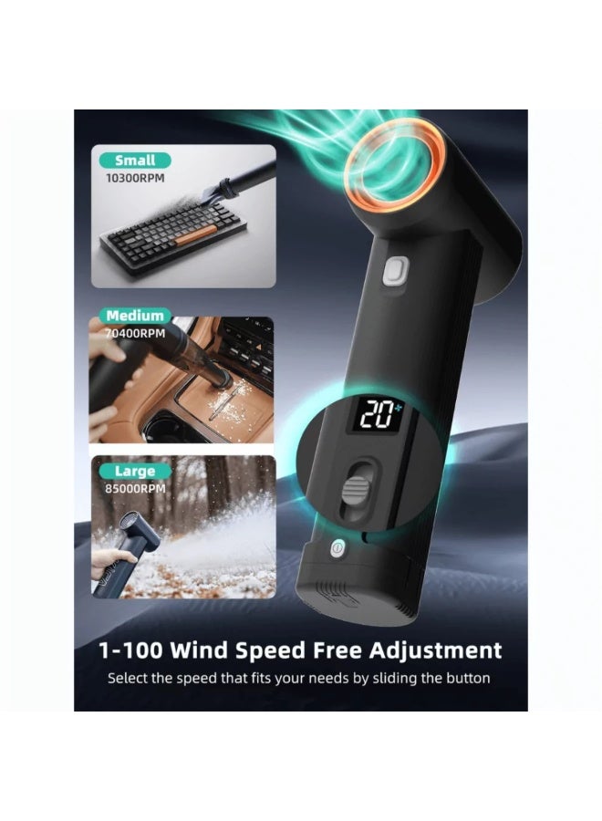 KiCA Jet Fan MAX Car Dryer Air Blower | 85000 RPM | 205MPH Wind Speed | 785W Motor - Image 3