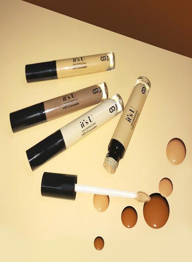 Sistar it's U Skin Perfecting HD Concealer Full Coverage Lightweight Long Lasting Correcting Liquid Contour Cover Masker Makeup 5 ml / 0.17 fl. oz (Brownie) - Image 5