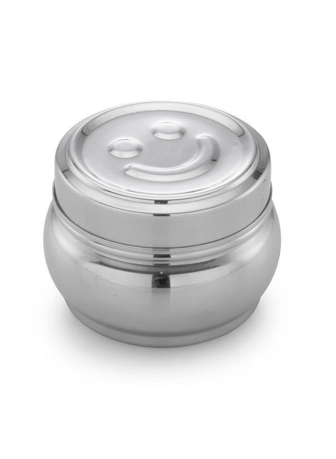Expresso Stainless Steel Small/Mini Box Dabba/Container/Storage Box, Smiley,Capacity- 230ml Each, Set of 6 - Image 2