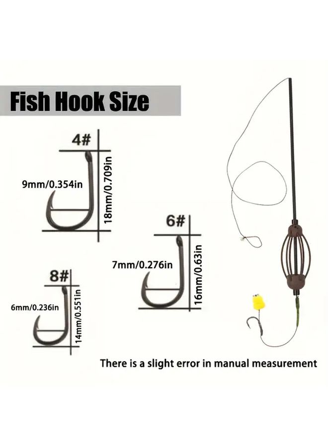 Extra Long High Strength Fishing Bait Cage Set 6 Model 1 Set For Giant European Carp Pike And Grassfish Bottom Return Assembly - Image 3