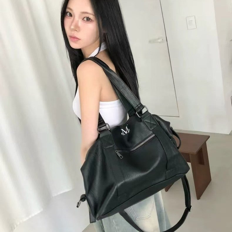 Mucent25 Korean Unisex Large Capacity Crossbody Bag - Image 1