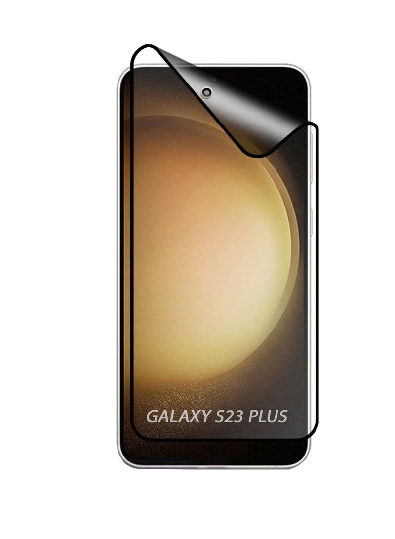 Ceramic Film For Samsung Galaxy S23 Plus Screen Protector Anti-Glare Anti-Fingerprint 3D Touch, Matte Finish Surface ceramic Nano film Galaxy S23+ Ceramic Clear/Black - Image 1