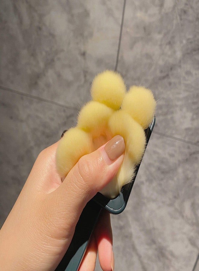 UNIQUE CART® Shower Brush, Bath Scrubber, Back Brushes with Comfy Bristles & Long Handle for Gentle Exfoliation Body Cleaning Improve Skin's Health Wet or Dry Brushing (White) - Image 5