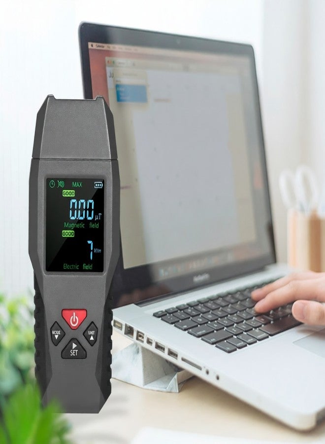 سمارت سنسور جهاز قياس المجال الكهرومغناطيسي SMART SENSOR ST1393، كاشف المجال الكهرومغناطيسي، جهاز محمول صغير رقمي بشاشة LCD، جهاز اختبار إشعاع المجال الكهرومغناطيسي - Image 2