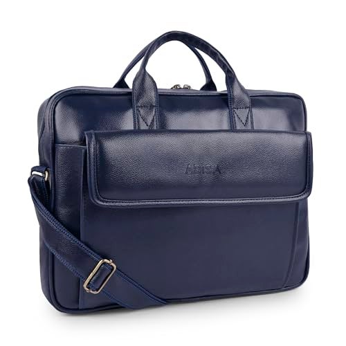ADISA Laptop Messenger Office Bag Briefcase for Work for Men (LB6052-NAV) - Image 1