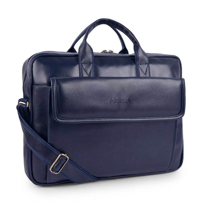 ADISA Laptop Messenger Office Bag Briefcase for Work for Men (LB6052-NAV) - Image 5