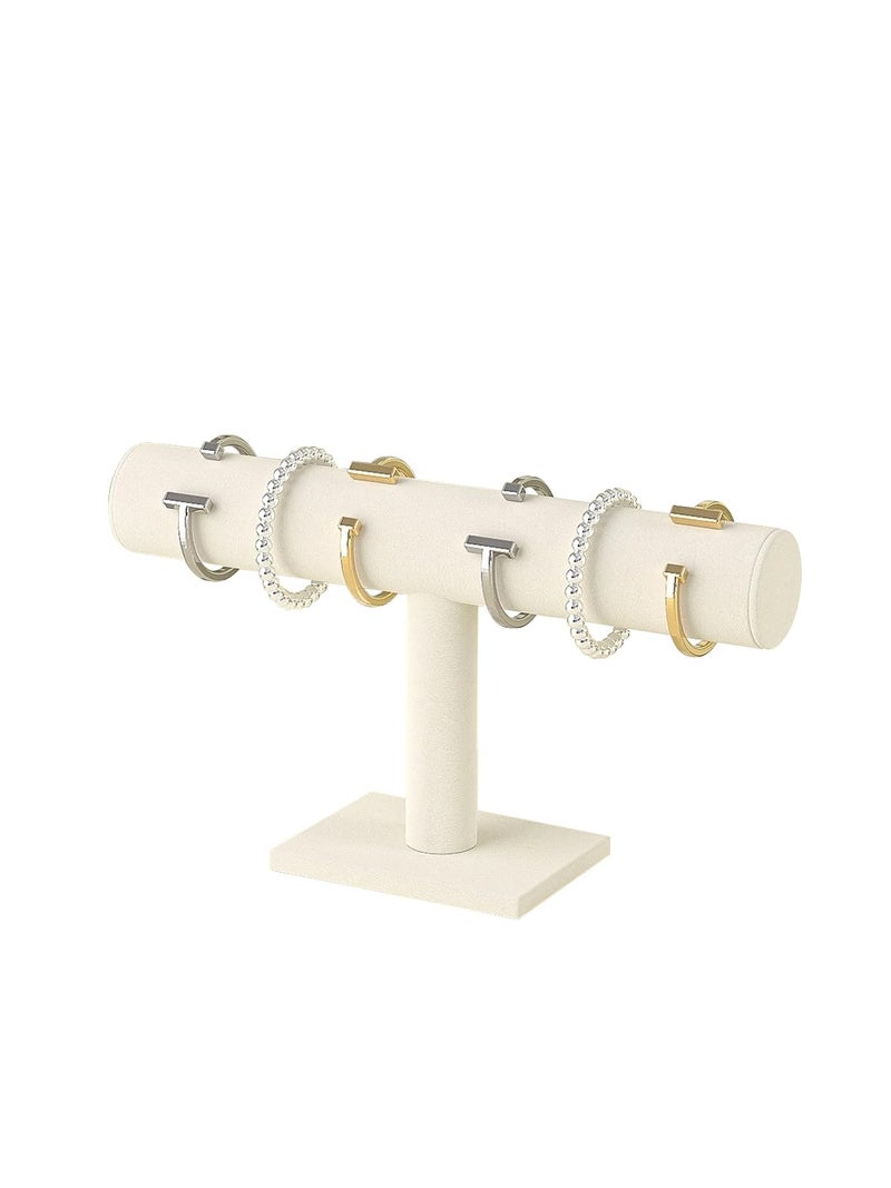 Ausalivan Bracelet Holder Stand,Bracelet Organizer Display for Selling,Bangle Organizer for Women,Watch Storage Holder for Men,Jewelry Business Supplies (Beige) - Image 1