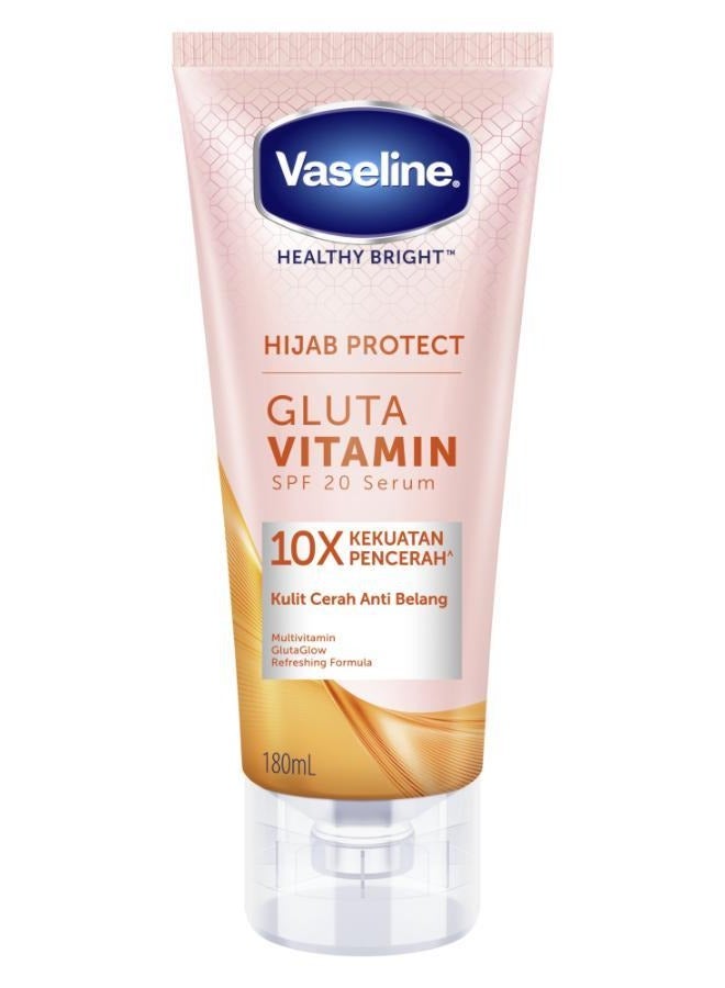 فازلين سيروم حجاب برايت المنعش للجسم 180 مل مع عامل حماية من الشمس SPF20