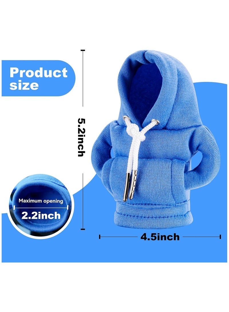 Sakina Gear Shift Hoodie, Gear Shift Cover, Universal Car Shift Knob Hoodie, Mini Hoodie for Car Shifter, Automotive Interior Cute Gadgets, Car Accessories and Decorations(Blue） - Image 4