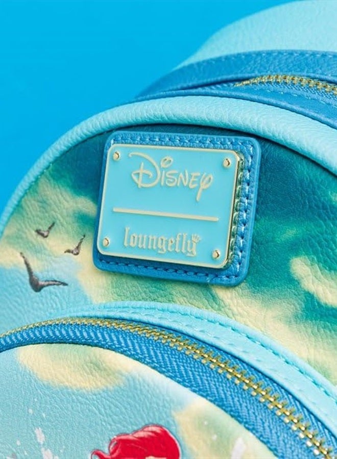 Loungefly Disney The Little Mermaid Ariel Scene Womens Double Strap Shoulder Bag Purse  - Image 4