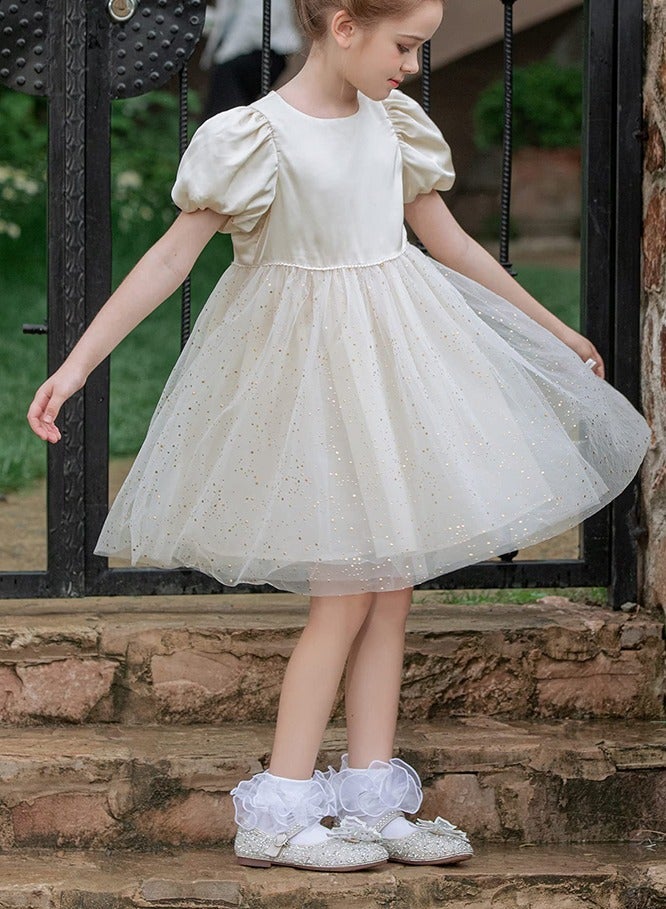 5 Pairs Girls Lace Socks for 8-10 Years Old Cotton Children Double Ruffle Eyelet Sock Ruffled Dress Big Full Organza with Trim ant Fanfare Foldover Ankle Style  - Image 4