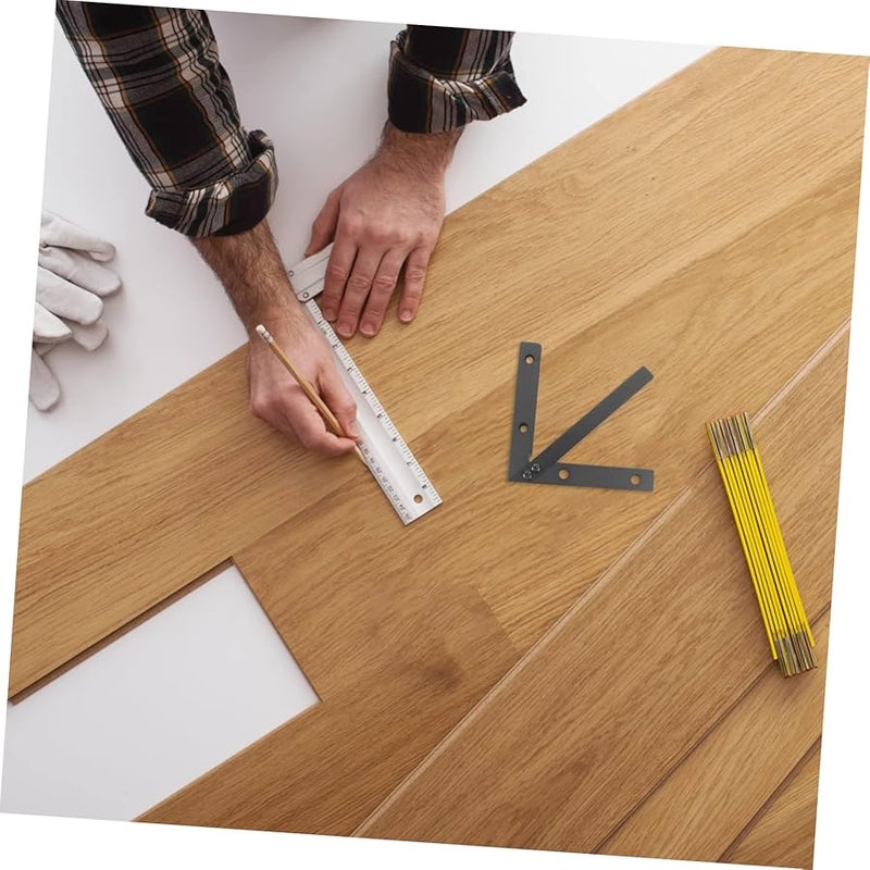 Woodworking Ruler Center Line Gauge Right Angle Clamping Tool for DIY Projects - Image 3