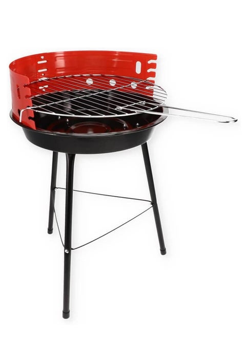 Charcoal Barbecue Grill Round Garden Balcony Camping Stand