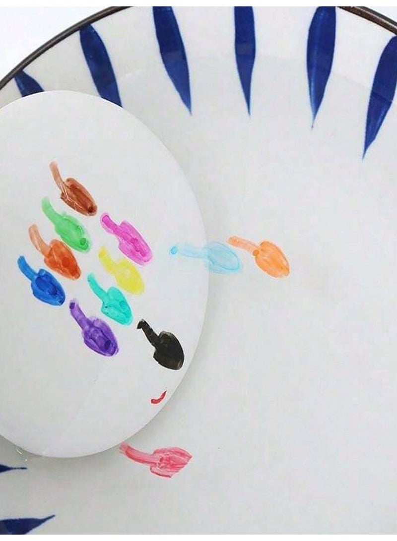 Miamia 12 Colors Magical Water Painting Pen, Doodle Water Floating, Erasable Whiteboard Marker with Spoon, Colored Doodle Drawing Pen, Amazing Kids' Gifts for Boys and Girls - Image 4