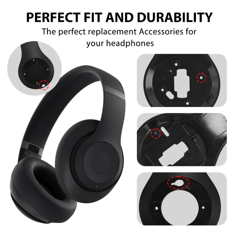 Adhiper Studio Pro Inside Panel Inner Panel Repair Parts Accessories Repair Kit for Beats Studio Proï¼ˆModel A2924ï¼‰ Headphone,Durable Inner Shell Outside Shell Repair Parts(Black) - Image 3