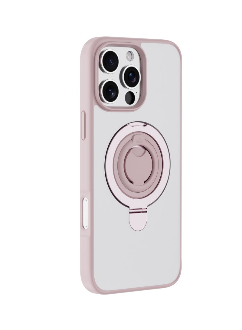 ديفيا كفر ايفون 16 برو مكس ماج سيف مغناطيس مع مسكه【 جراب ايفون 16 برو مكس】مع حامل تتميز بتصميم أنيق وعصري يجمع بين الأناقة والوظيفة - Image 1