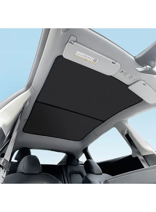 EliteFit Sunroof For Tesla Model Y 2020 2024 Bright Black Scratch Resistant Design - Image 1