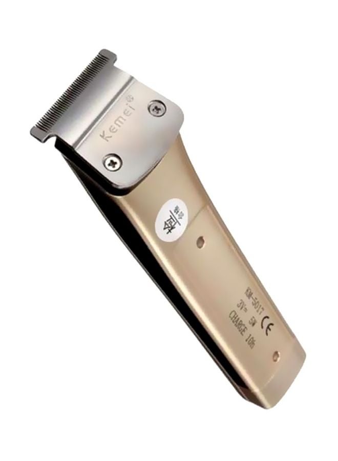 Kemei KM-5017 Rechargeable Hair Trimmer Gold/Black - Image 2